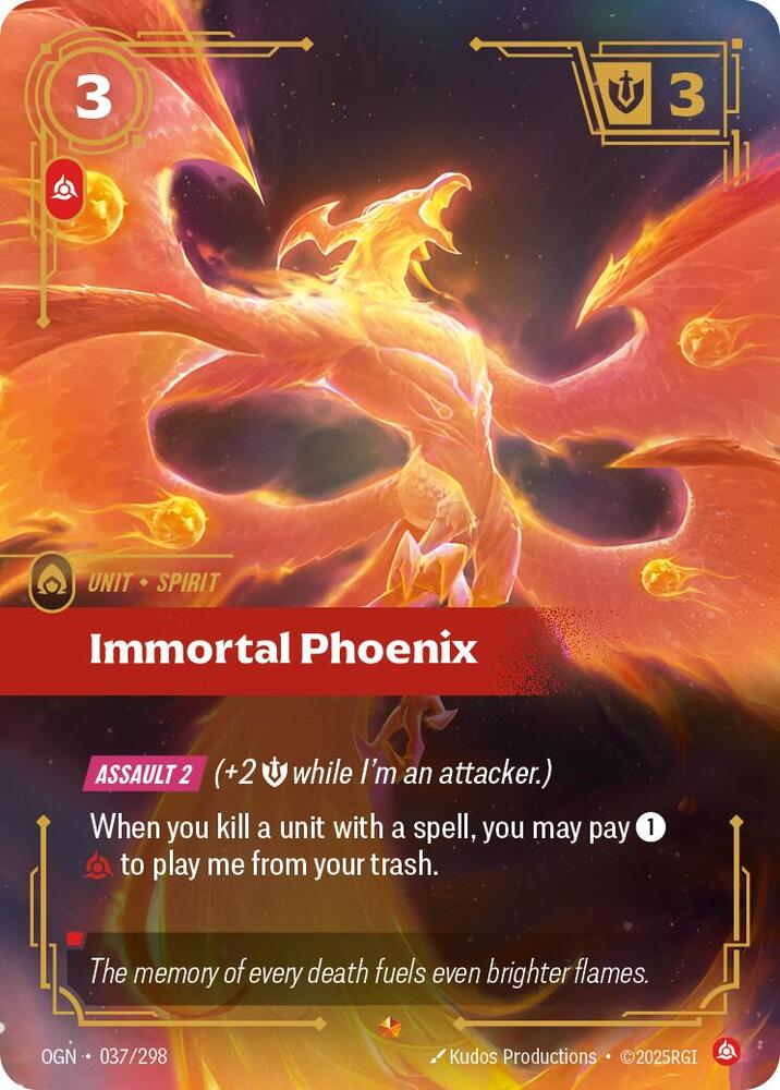 Immortal Phoenix - Origins (OGN) - Epic - 037/298