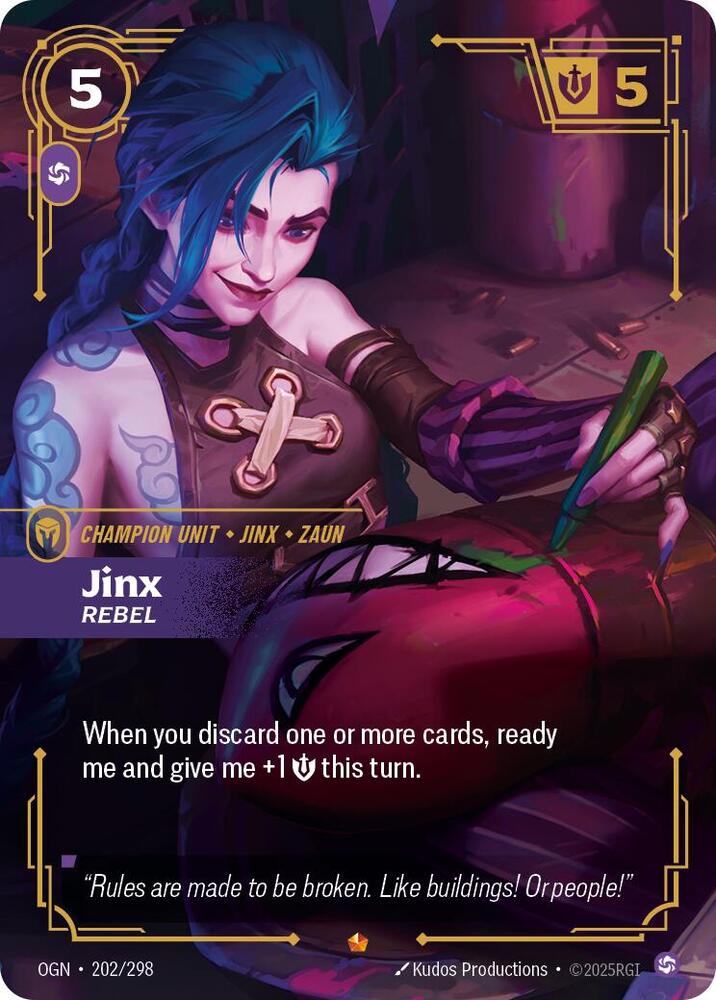 Jinx - Rebel - Origins (OGN) - Epic - 202/298