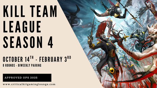 Kill Team League Season 4 -October 14th - February 3rd