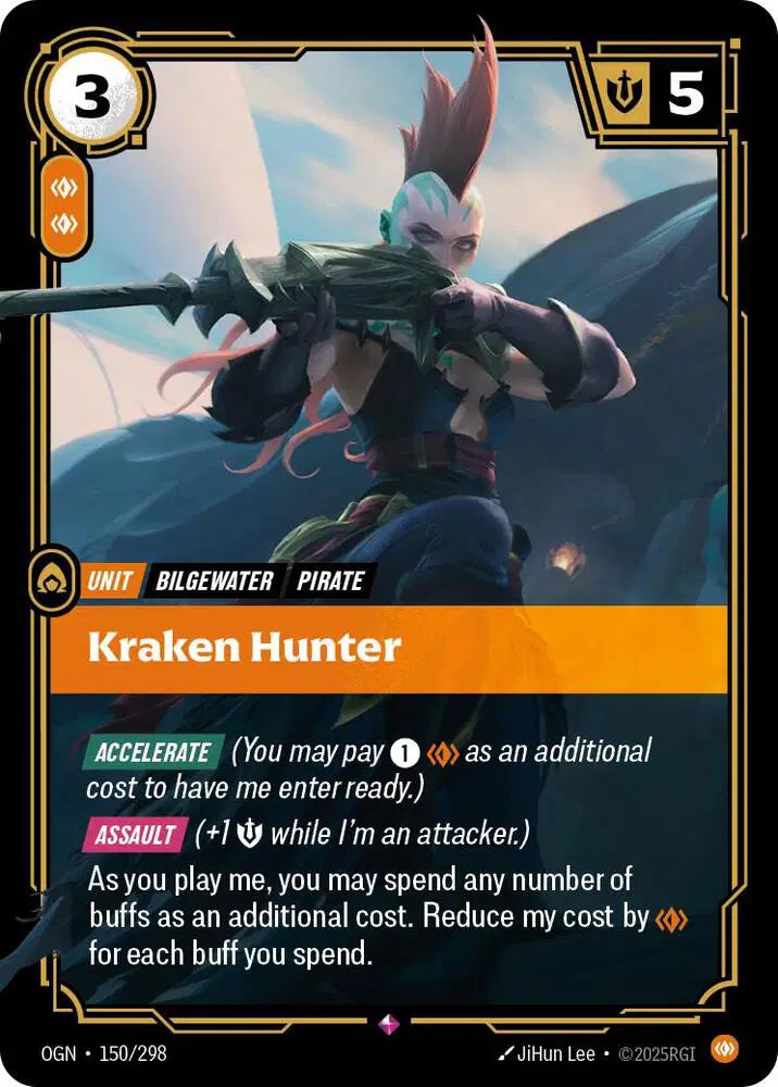 Kraken Hunter - Origins (OGN) - Rare - 150/298