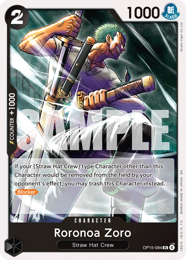Roronoa Zoro - Adventure on Kami's Island - #OP15-094