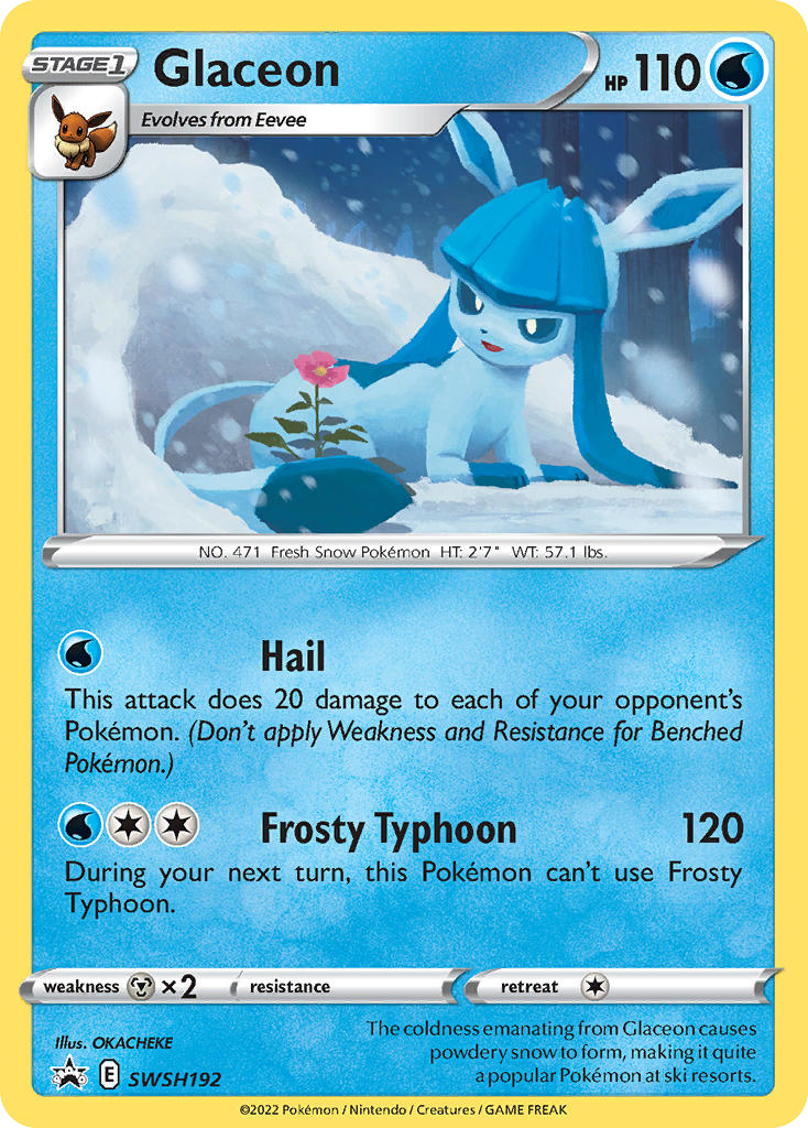 Glaceon - SWSH Black Star Promos - #SWSH192