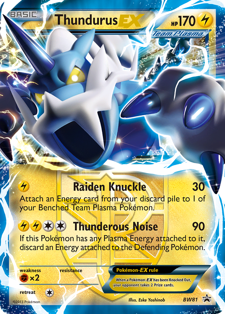 Thundurus-EX - (BW Black Star Promos-BW81)