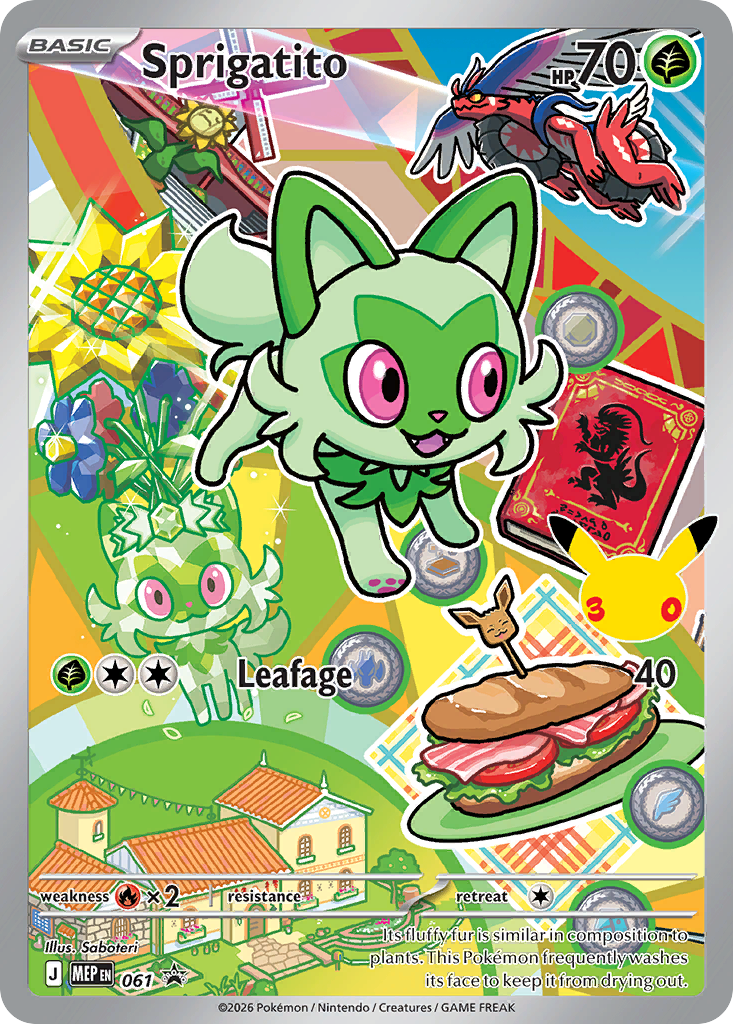 Sprigatito - Mega Evolution Black Star Promos - #061