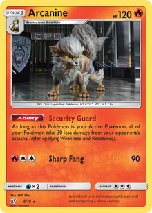 Arcanine - Detective Pikachu - #6/18