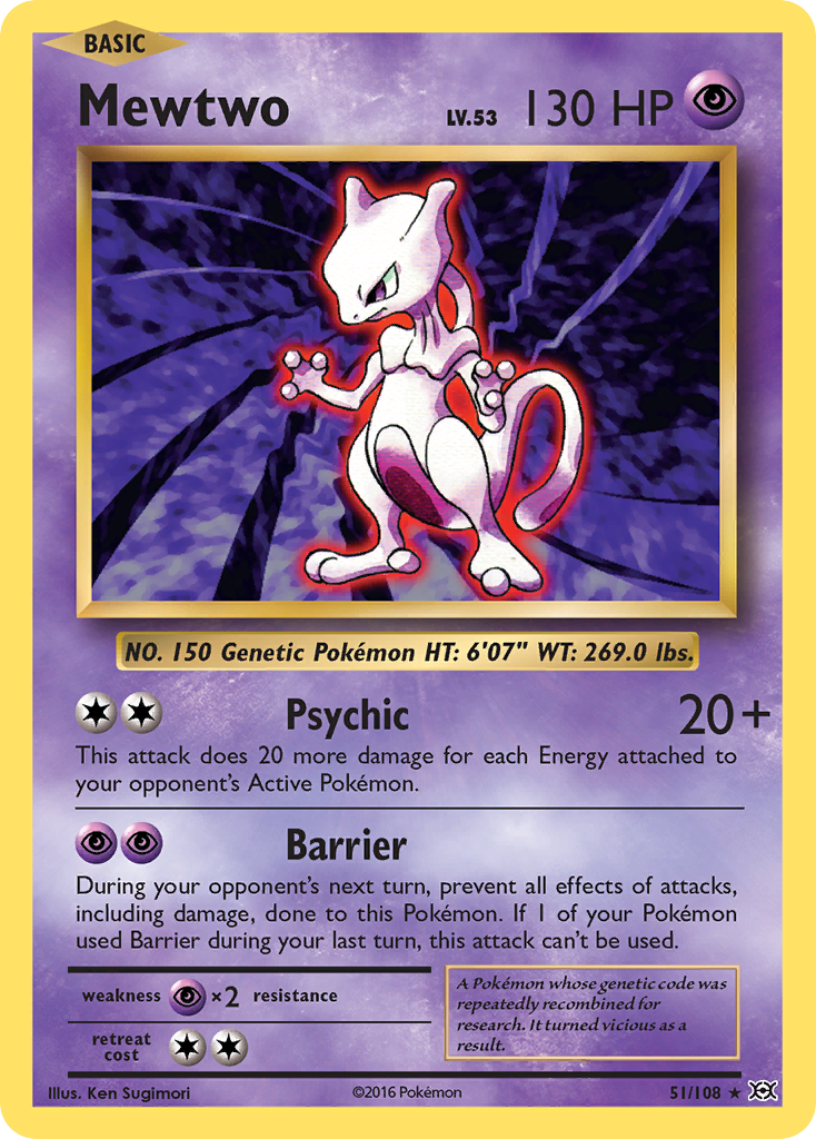 Mewtwo - Evolutions - #51/108