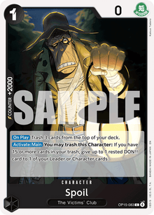 Spoil - Adventure on Kami's Island - #OP15-083