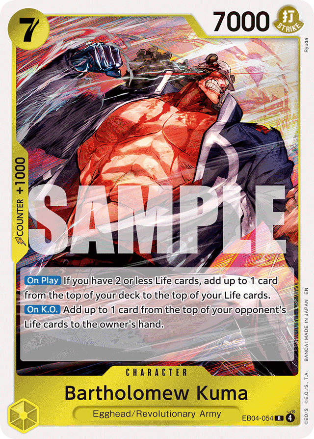 Bartholomew Kuma - Egghead Crisis - #EB04-054