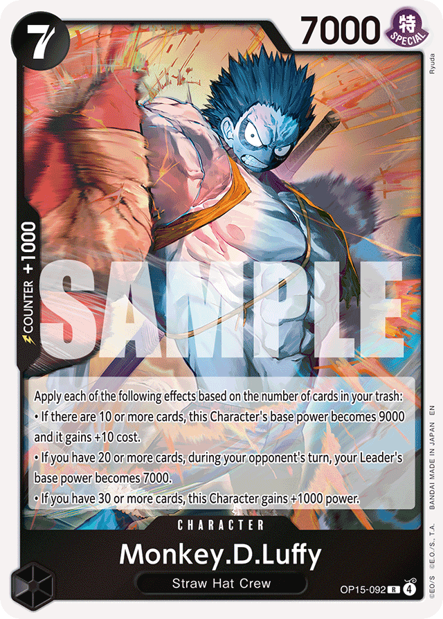 Monkey.D.Luffy - Adventure on Kami's Island - #OP15-092