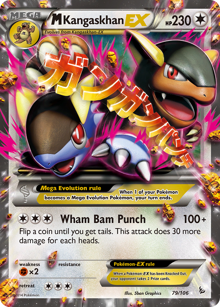 M Kangaskhan-EX - (Flashfire-79/106)