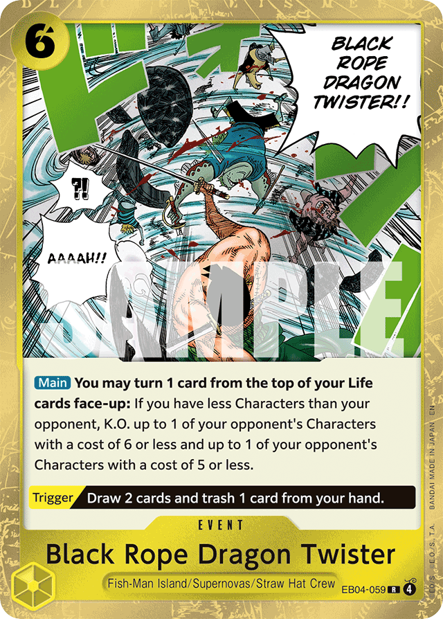 Black Rope Dragon Twister - Egghead Crisis - #EB04-059