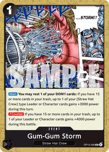 Gum-Gum Storm - Adventure on Kami's Island - #OP15-095