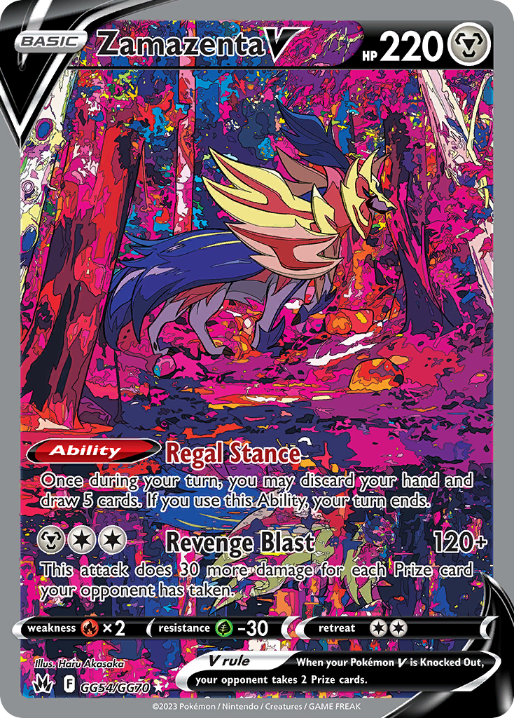 Zamazenta V - Crown Zenith Galarian Gallery - #GG54/GG70