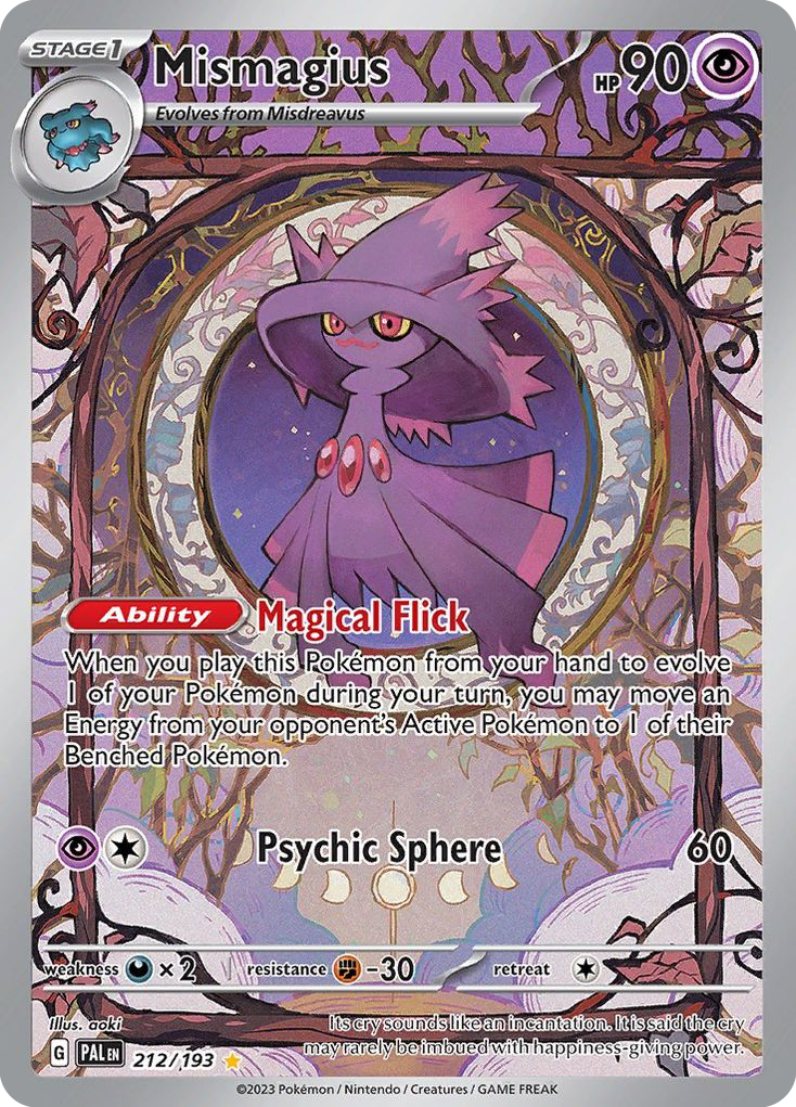 Mismagius - Paldea Evolved - #212/193