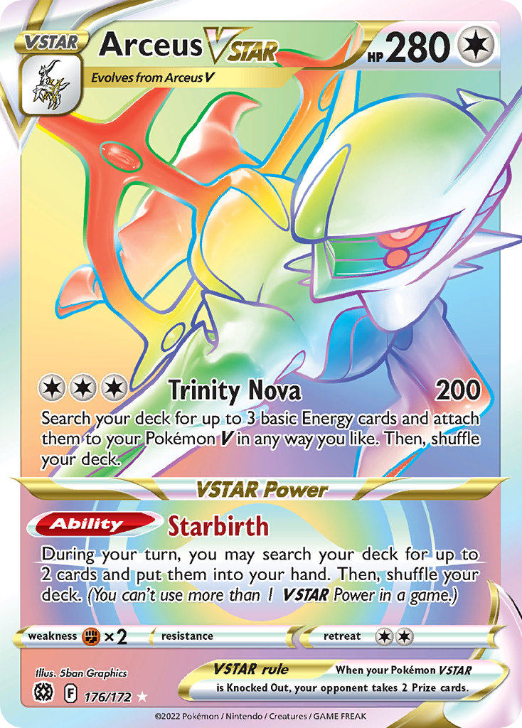 Arceus VSTAR - (Brilliant Stars-176/172)