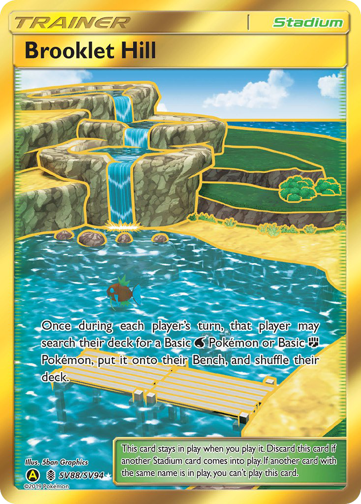 Brooklet Hill - Hidden Fates Shiny Vault - #SV88/SV94