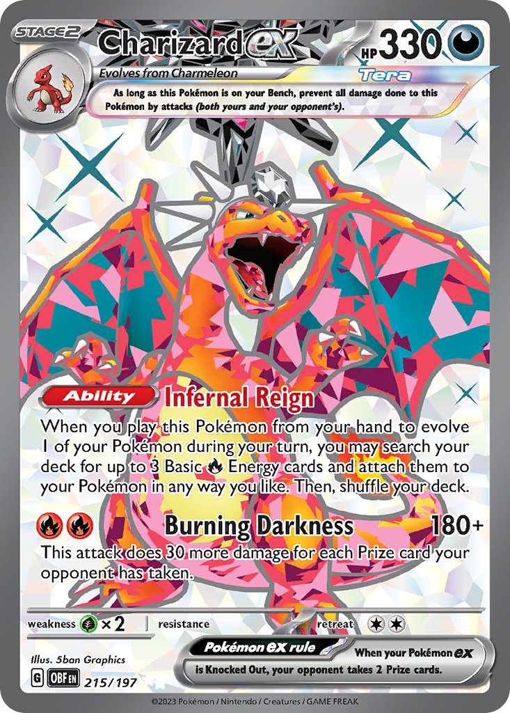 Charizard ex - (Obsidian Flames-215/197)
