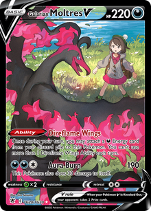 Galarian Moltres V - Astral Radiance Trainer Gallery - #TG20/TG30