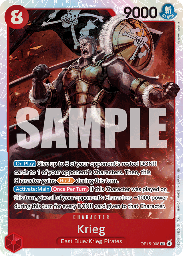 Krieg - Adventure on Kami's Island - #OP15-008