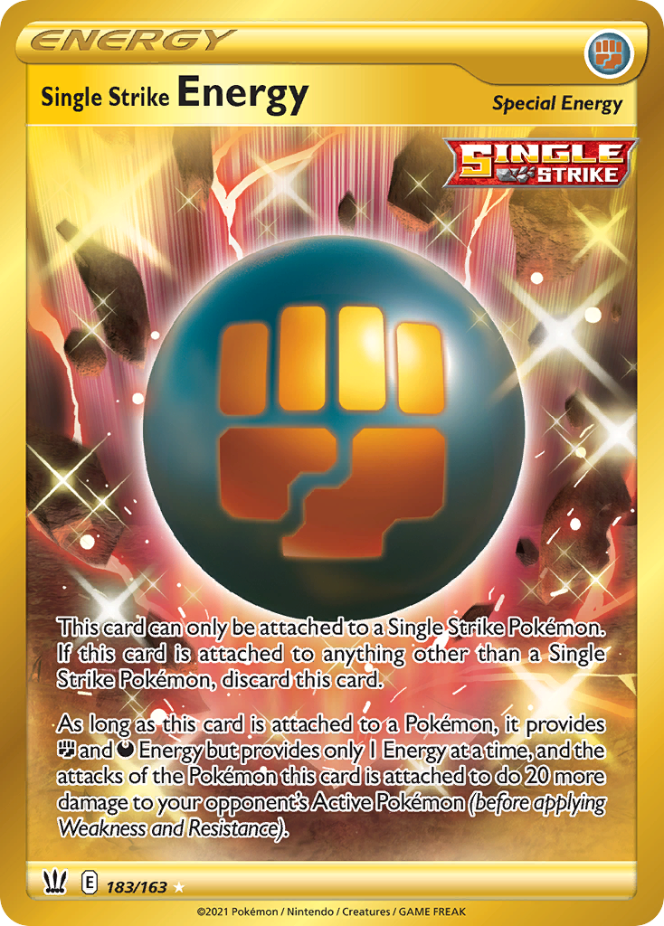 Single Strike Energy - (Battle Styles-183/163)