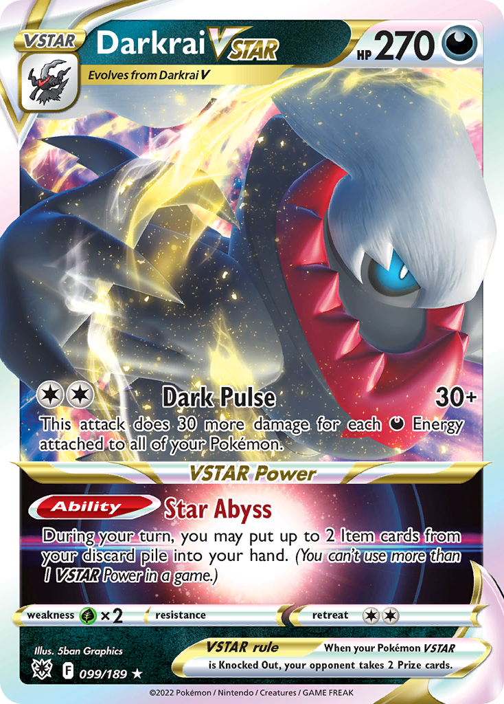 Darkrai VSTAR - (Astral Radiance-099/189)