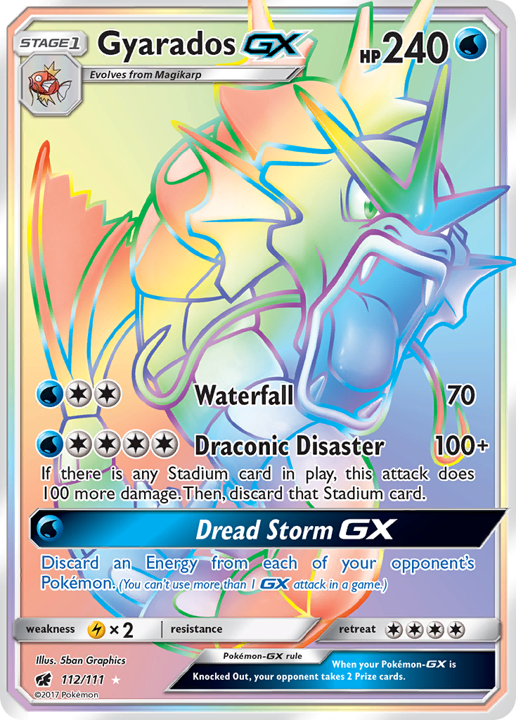Gyarados-GX - (Crimson Invasion-112/111)