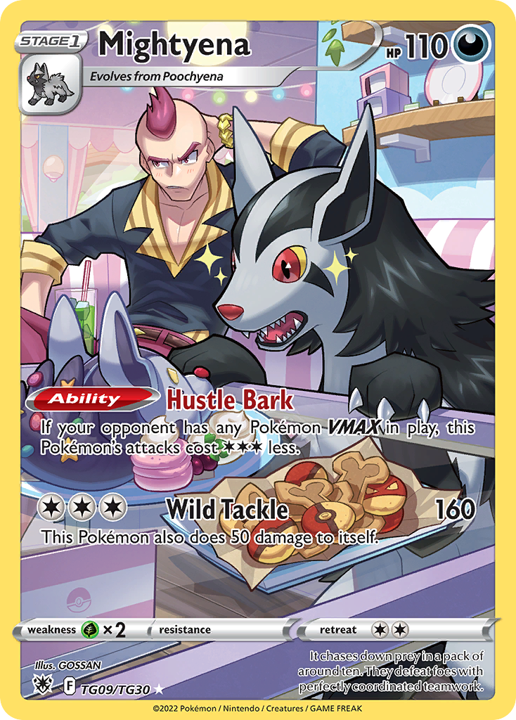 Mightyena - Astral Radiance Trainer Gallery - #TG09/TG30