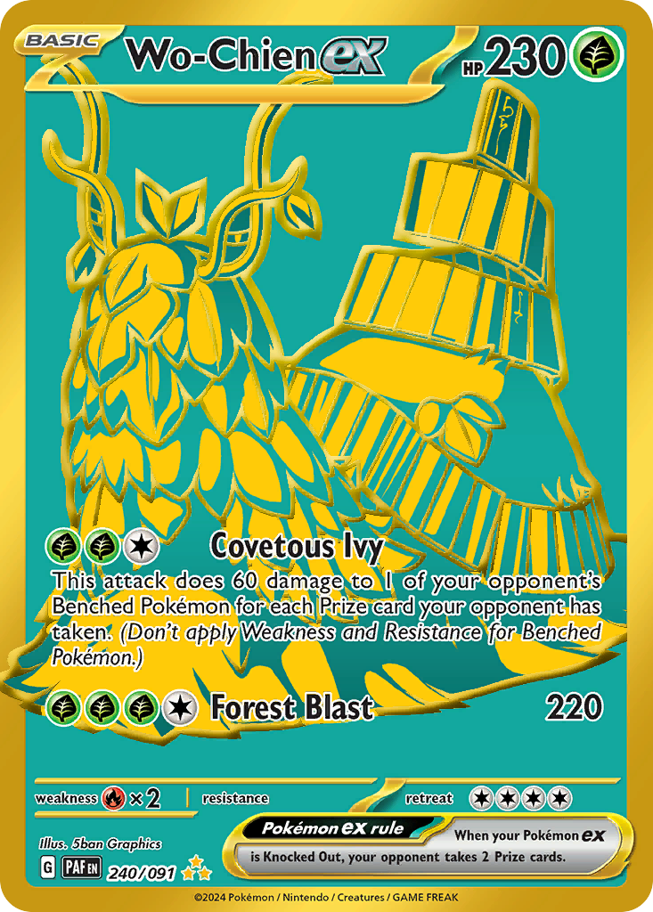 Wo-Chien ex - (Paldean Fates-240/091)