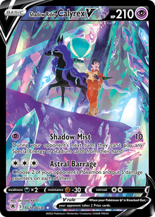 Shadow Rider Calyrex V - Astral Radiance Trainer Gallery - #TG17/TG30