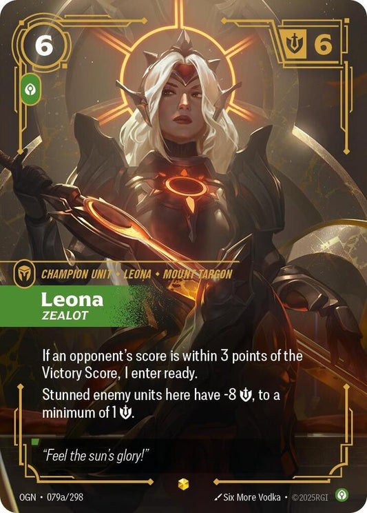 Leona - Zealot (Alternate Art) - Origins (OGN) - Alternate Art - 079a/298
