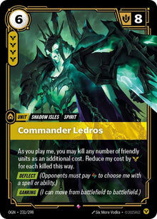 Commander Ledros - Origins (OGN) - Rare - 231/298