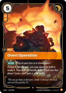 Overt Operations - Origins (OGN) - Rare - 153/298
