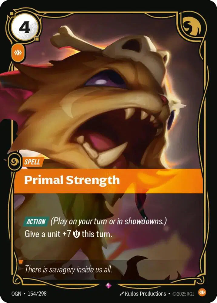 Primal Strength - Origins (OGN) - Rare - 154/298