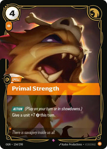 Primal Strength - Origins (OGN) - Rare - 154/298