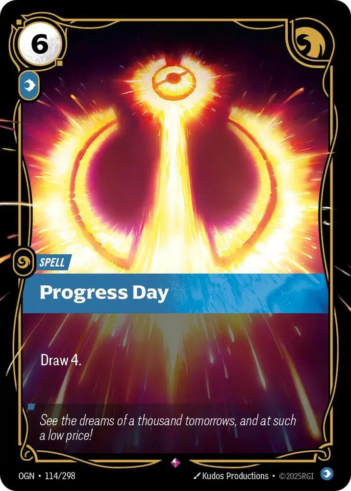 Progress Day - Origins (OGN) - Rare - 114/298