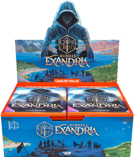 Critical Role Heroes of Exandria Booster Display