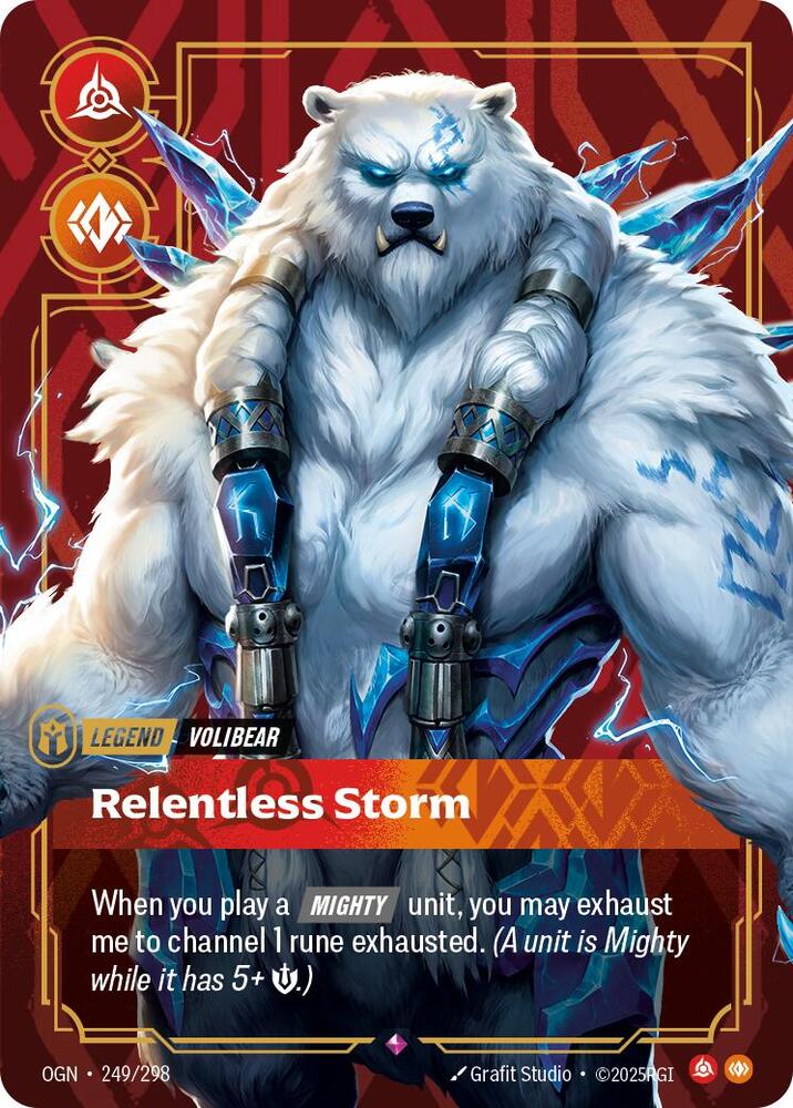 Volibear - Relentless Storm - Origins (OGN) - Rare - 249/298