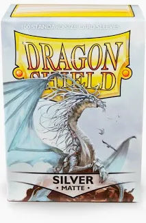 Matte Silver Dragon Shields