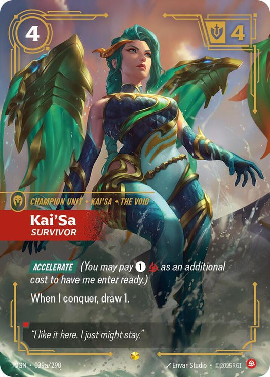 Kai'Sa - Survivor (Alternate Art) - Origins (OGN) - Alternate Art - 039a/298