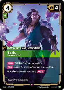 Taric - Protector - Origins (OGN) - Rare - 074/298