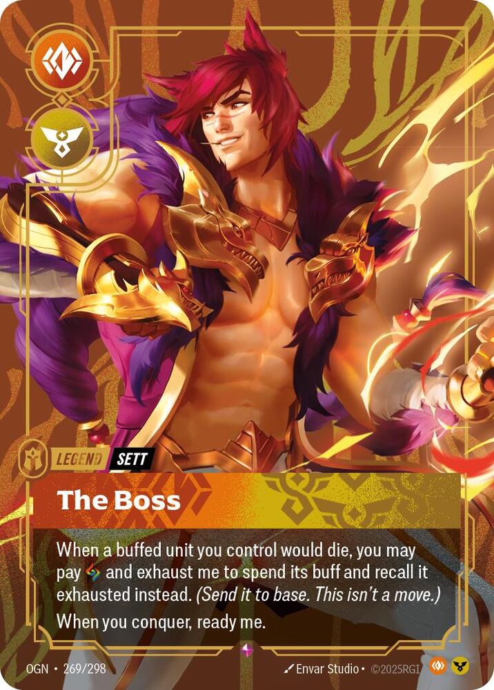 Sett - The Boss - Origins (OGN) - Rare - 269/298