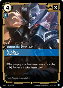 Viktor  - Innovator (Alternate Art) - Origins (OGN) - Alternate Art -117a/298