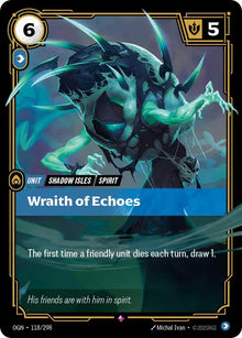 Wraith of Echoes - Origins (OGN) - Rare - 118/298