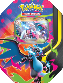 Pokemon - Mega Charizard Tin (Mega Charizard X)  (Wave 2) (3-4 Weeks after release)
