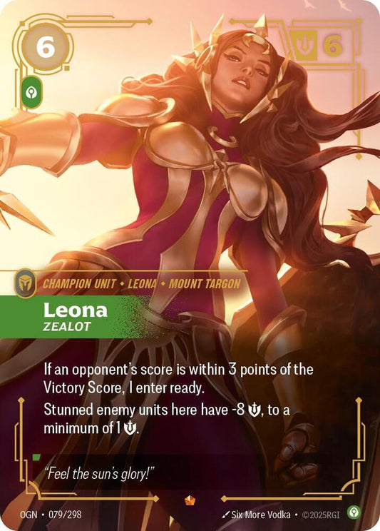 Leona - Zealot - Origins (OGN) - Epic - 079/298