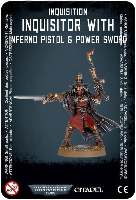 Inquisitor With Inferno Pistol & Power Sword