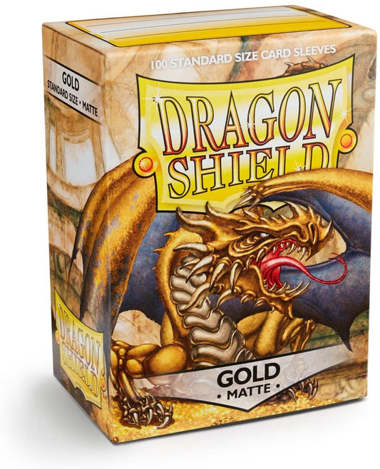 Matte Gold Dragon Shields