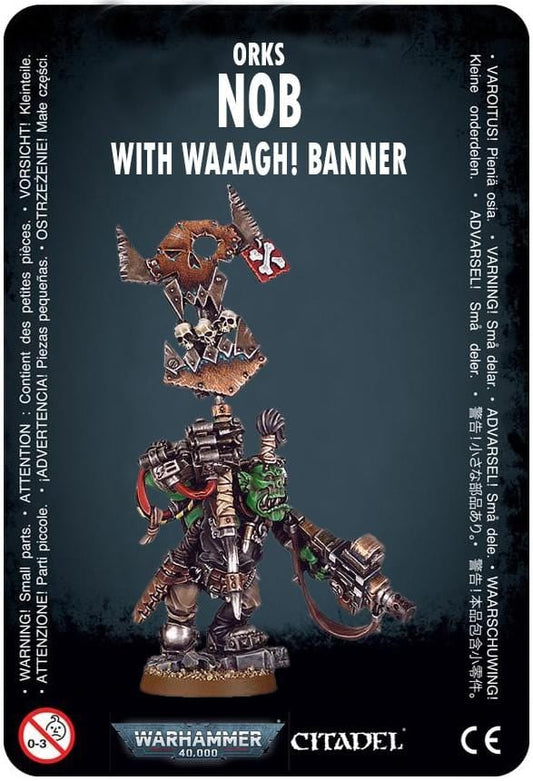 Ork Nob With Waaagh! Banner