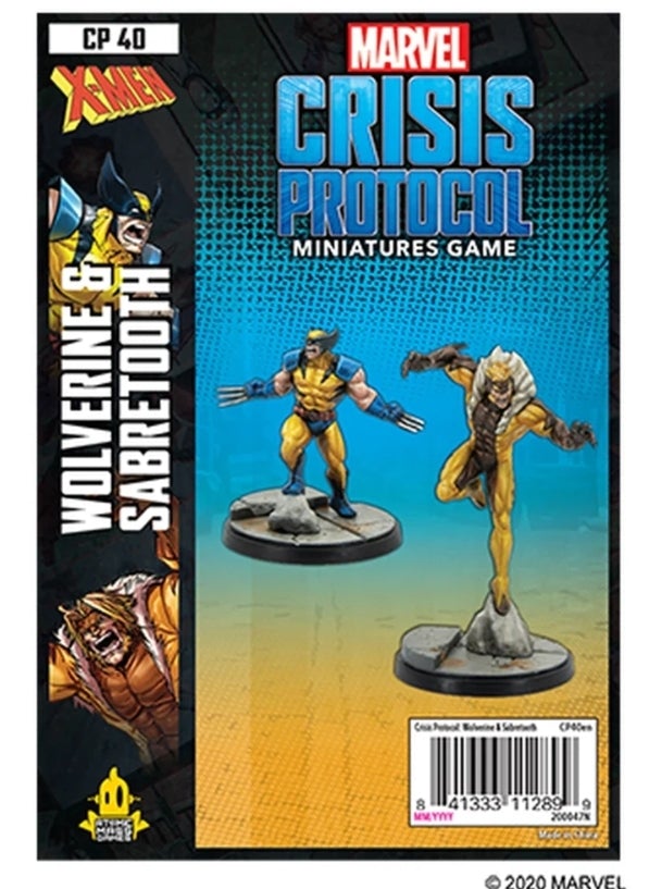 Marvel Crisis Protocol: Wolverine & Sabre Tooth