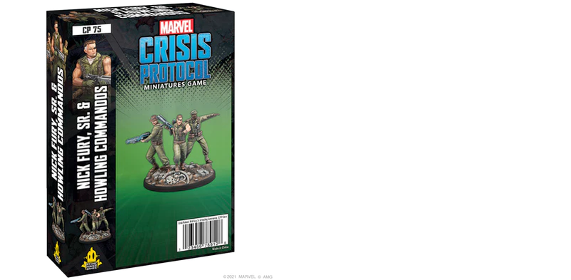 Marvel Crisis Protocol: Nick Fury, sr & howling commandos